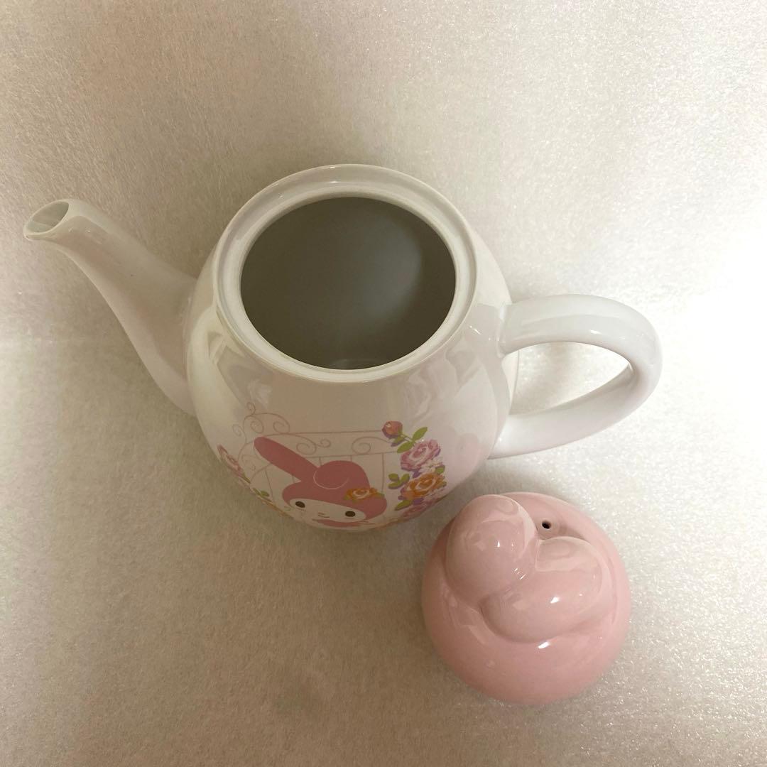 レア　マイメロディ　ピピ　うさみみ　バラ　ティーポット　ポット