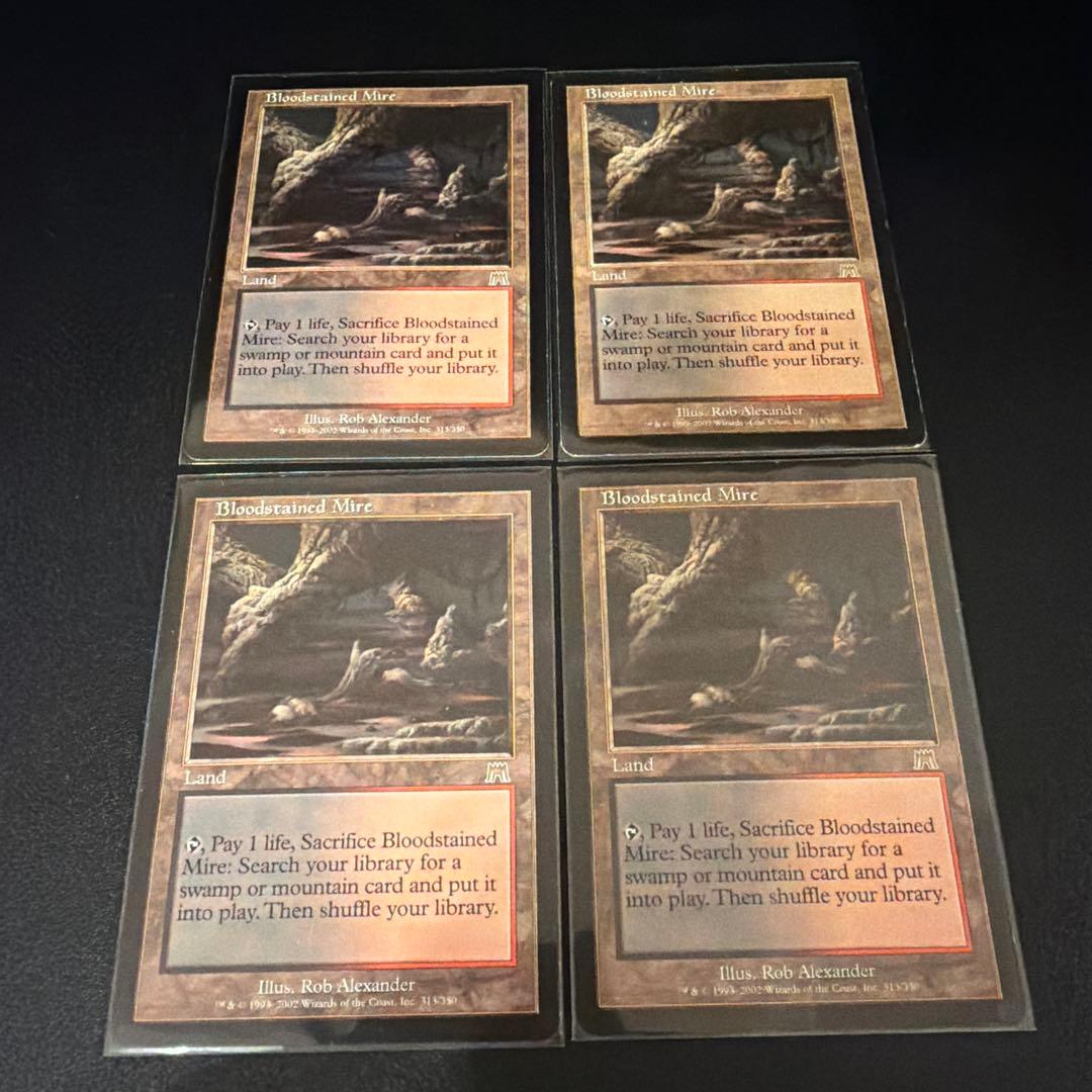 【初版・英語版】血染めのぬかるみ 4枚セット