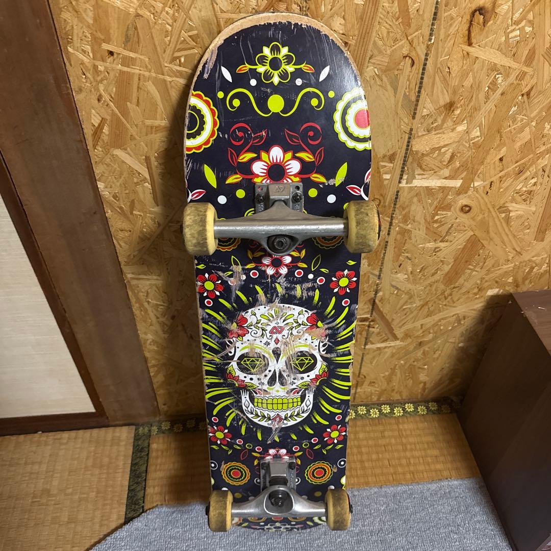 hydroponic スカルデザイン スケートボード
