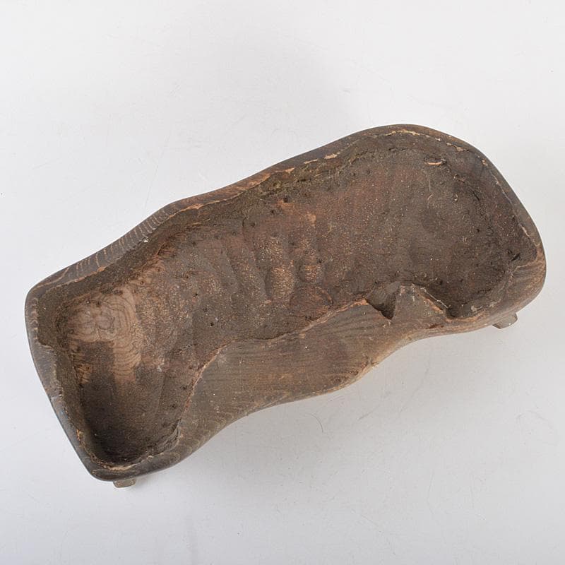 天然石　鑑賞石　菊花石　置物　重さ約24.8kg　唐木台付　F　R6820F