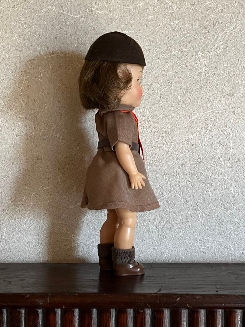 ビンテージ エファンビー ガール スカウト ドール ブラウン effanbee