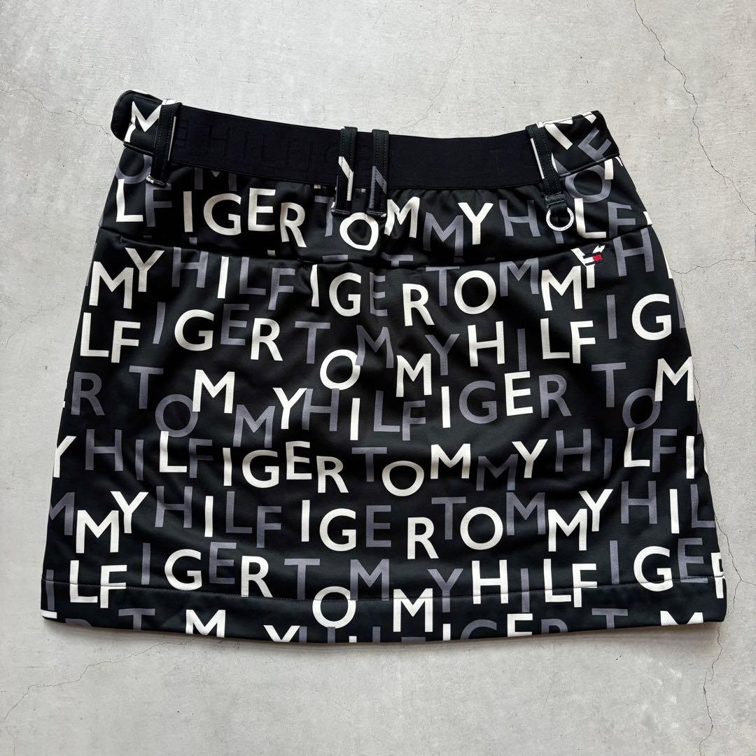   GOLF 総柄 ボンディングスカート 裏地フリース