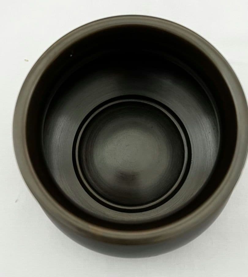 唐金建水 義正作 茶道具