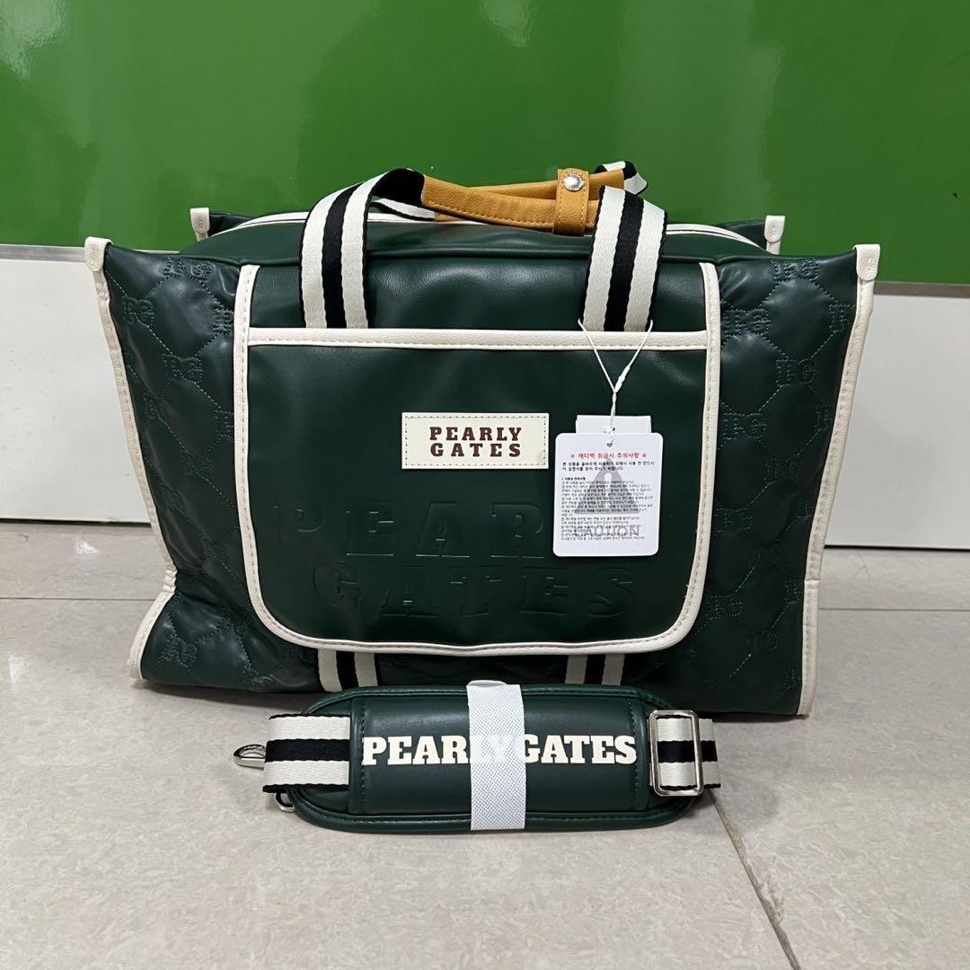 PEARLY GATES ダークグリーン ゴルフバッグ