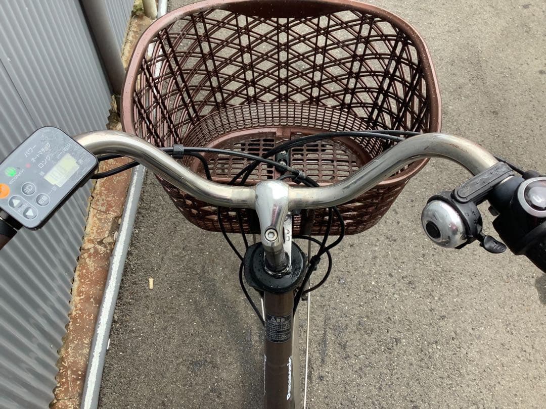 パナソニック新機種電動アシスト自転車viviDX26インチブラウン系ボディー