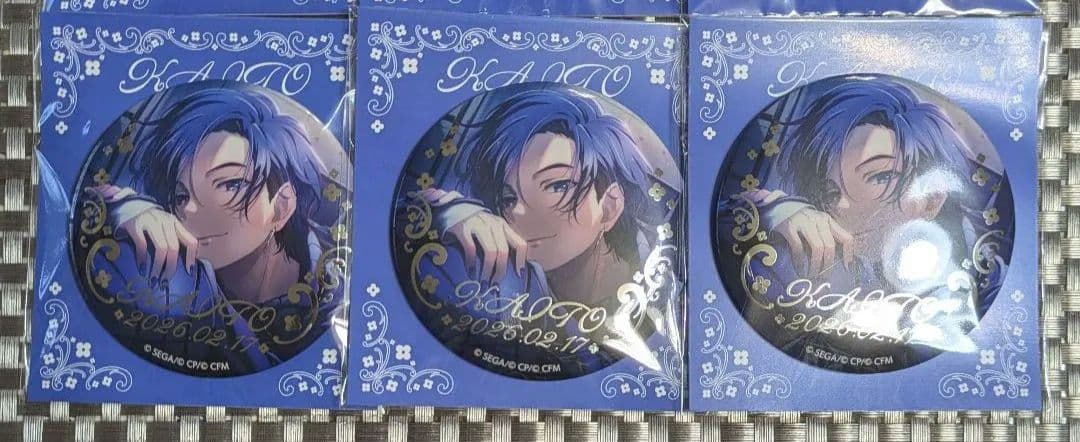 プロセカ　はぴこれ　KAITO　缶バッジ