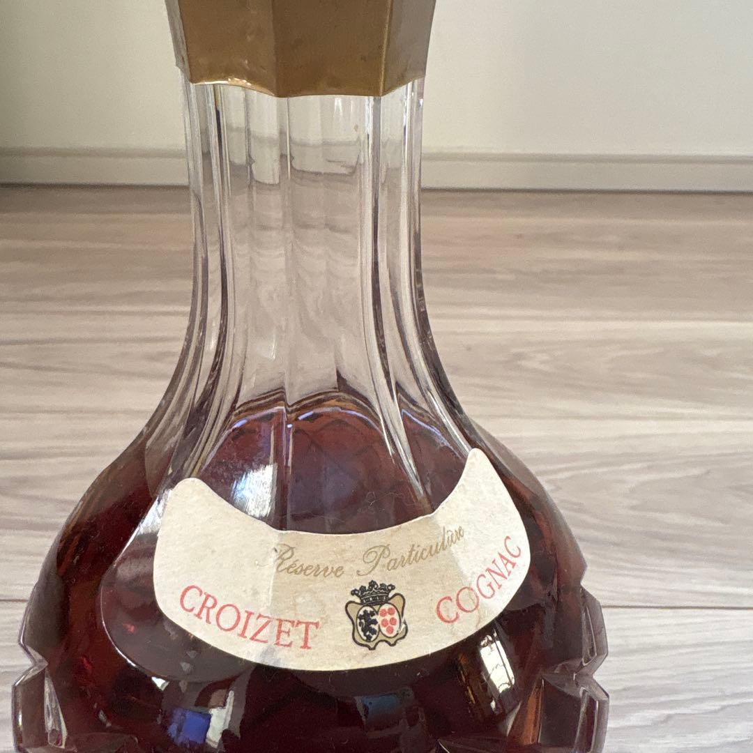 CROIZET（クロアーゼ）XO クリスタル デキャンタ 40% コニャック