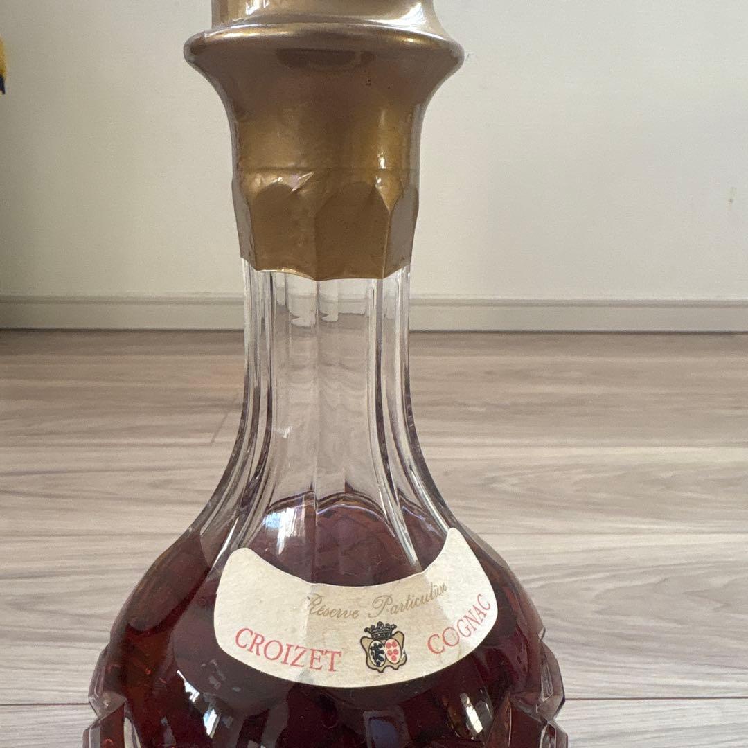 CROIZET（クロアーゼ）XO クリスタル デキャンタ 40% コニャック