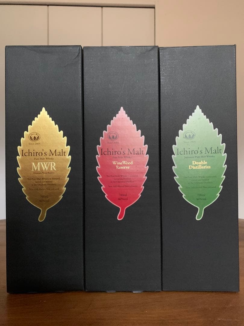 イチローズモルトDDR.WWR.MWRの3本セット