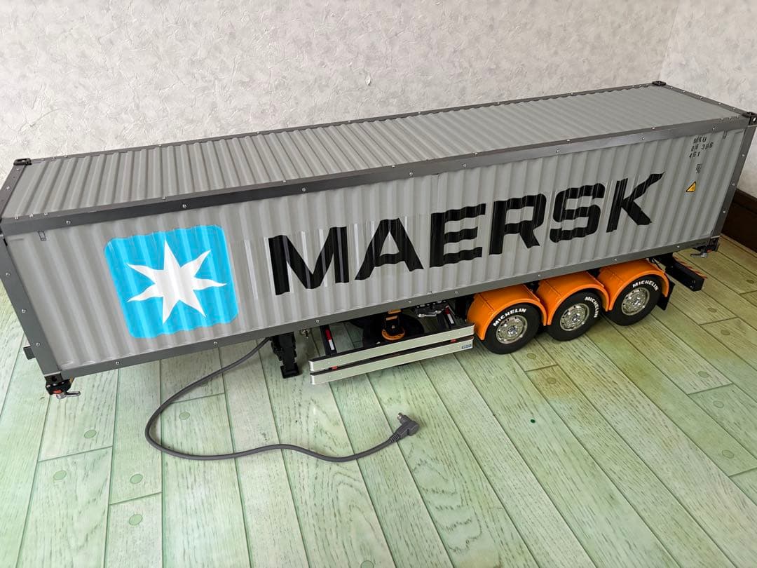 タミヤ1/14RC トレーラー用 40フィートコンテナ 3軸セミトレーラー　荷台