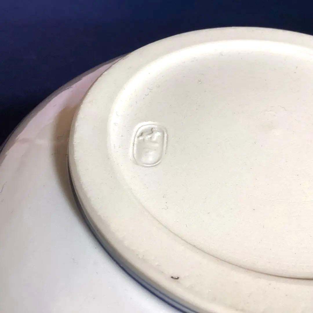 膳所陽炎園作　染付近江八景絵芋頭水指