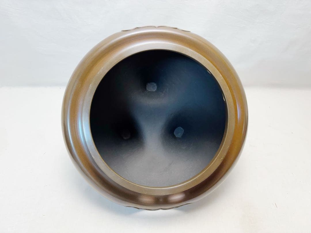 茶道具 風炉師麻生雄芳 釜師菊地政光造 唐銅朝鮮風炉 浜松紋真形釜添野々田電熱器