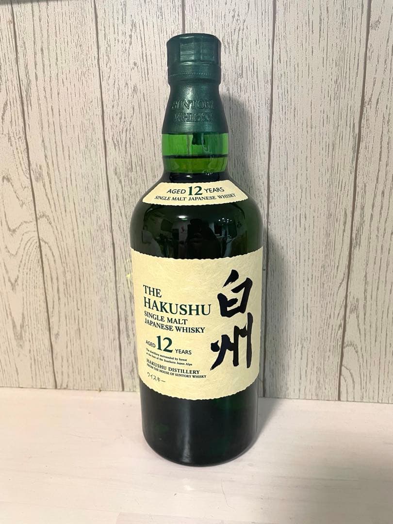 サントリー　シングルモルトウイスキー 白州12年HAKUSHU 希少　⭐︎