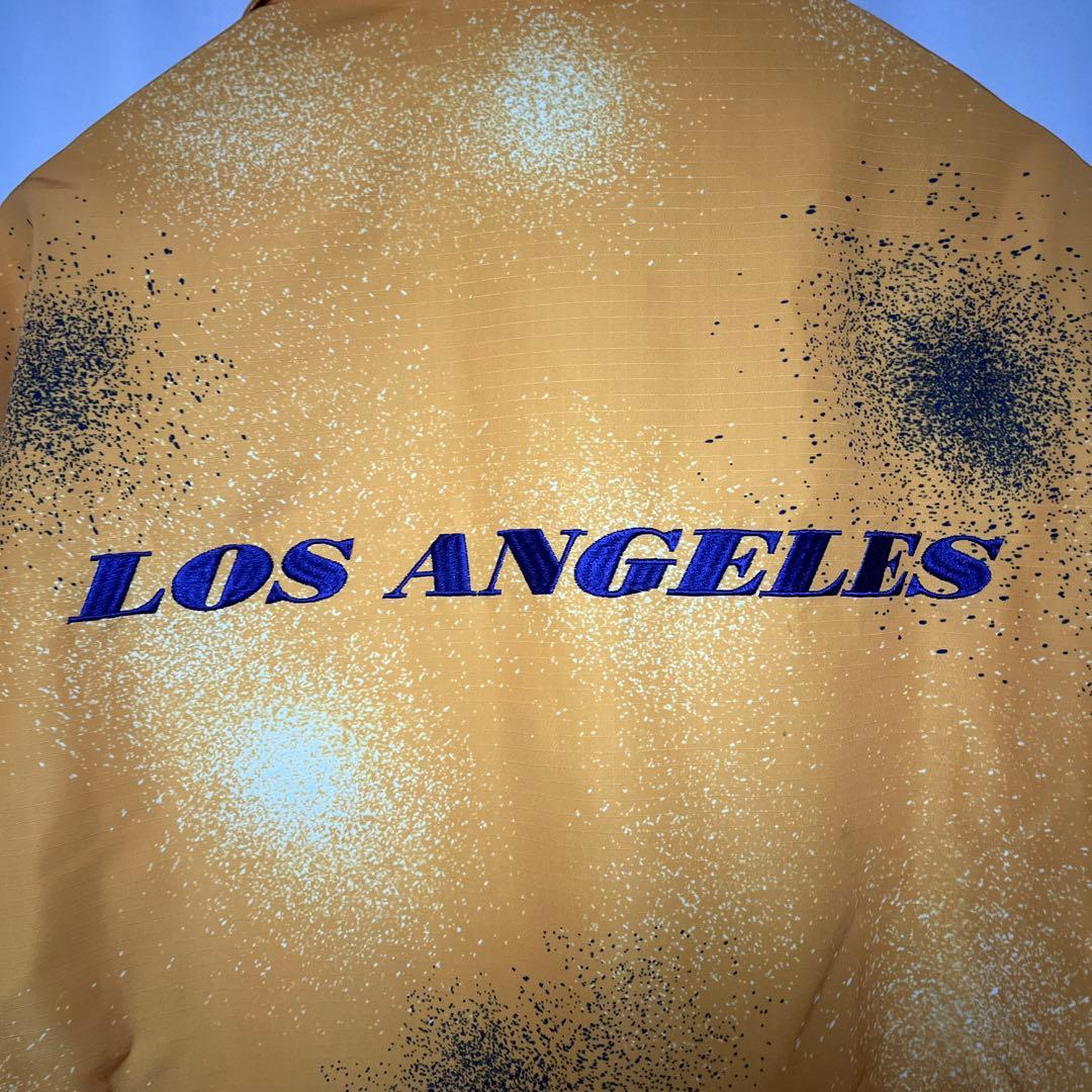 新品 NBA LAKERS × AKTR コーチジャケット イエローL