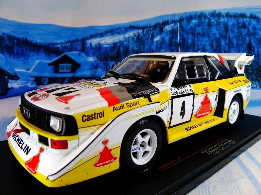 1/18 イクソ　アウディ スポーツ クワトロ S1 E2 1000湖ラリー
