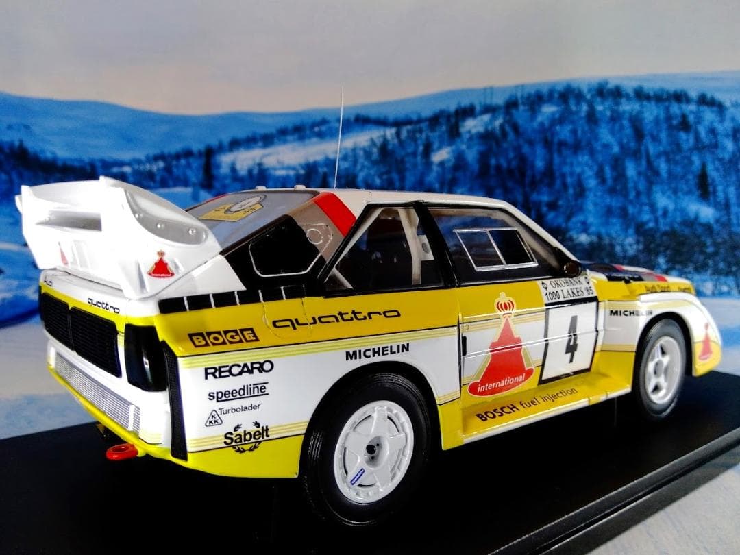 1/18 イクソ　アウディ スポーツ クワトロ S1 E2 1000湖ラリー