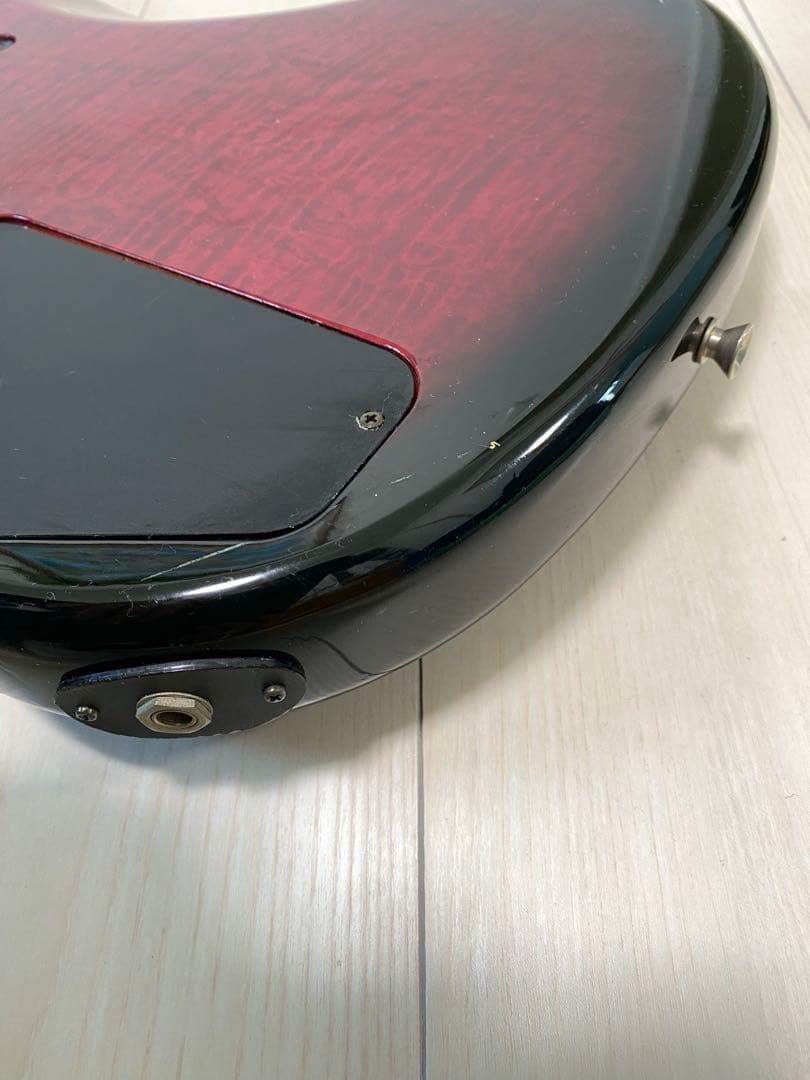 FERNANDES FRB-40 深紅キルト 美品 ギグバッグ付