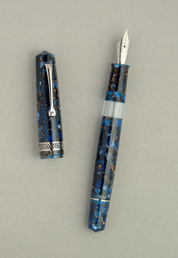 レオナルド 万年筆 モーメントマジコ ピエトラサラータ F