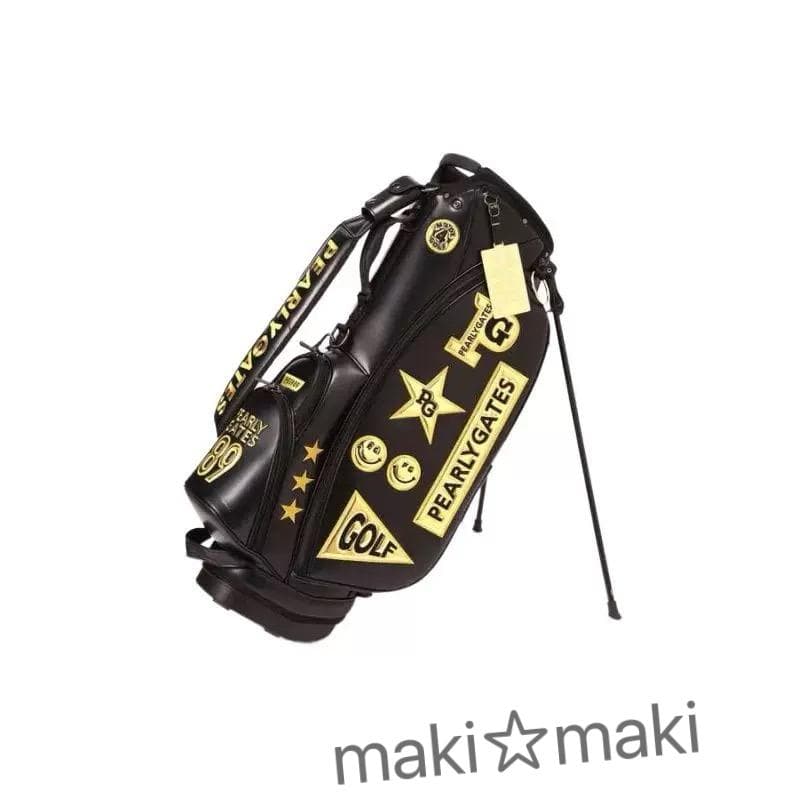 PEARLY GATES キャディバッグ ブラック/ゴールド新品未使用