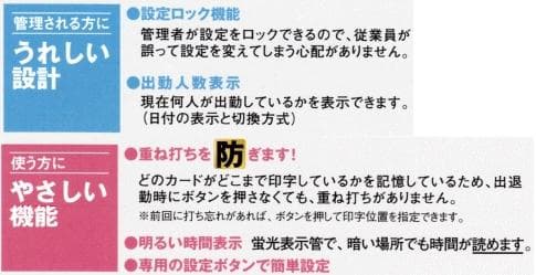★清掃済 良品 MAX タイムレコーダー ER-110SIV + カード20枚付