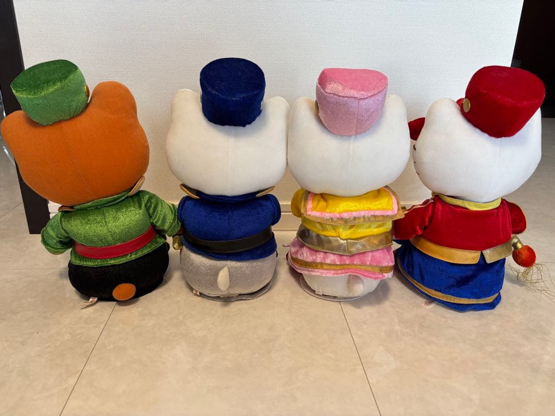 ハローキティ 音楽家 ぬいぐるみ 4体セット