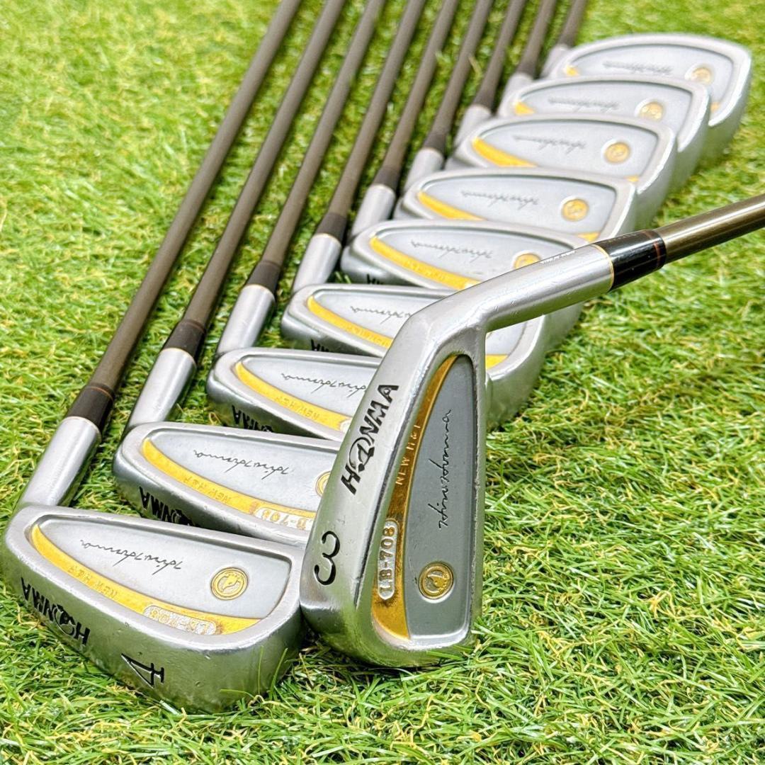HONMA LB-708 アイアンセット 星4 金モグラ 金帯 【K289】