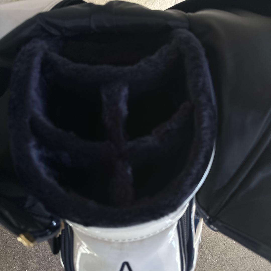 PEARLY GATES エナメルキャディバッグ