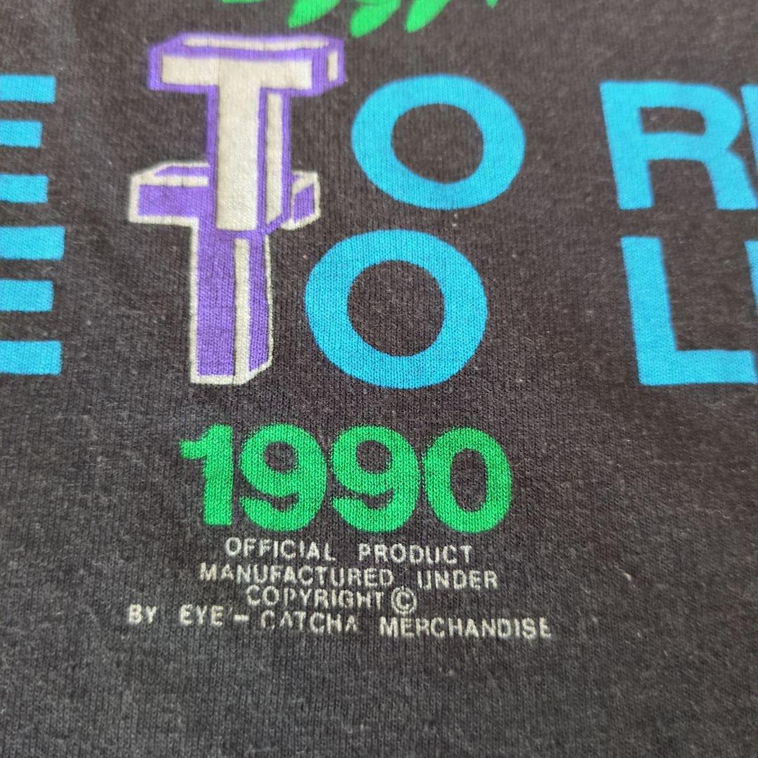 SAXON Isle of Man Live Tシャツ 1990