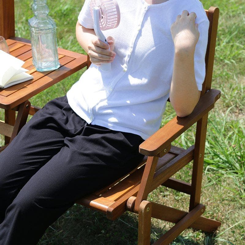 フォールディング ラブベンチ 天然木アカシア材 [5012]