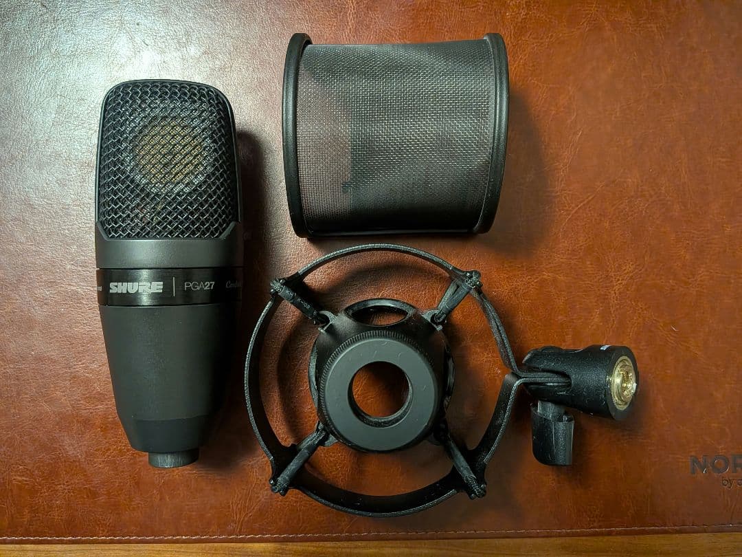 SHURE PGA27-LC コンデンサーマイクセット　付属品あり