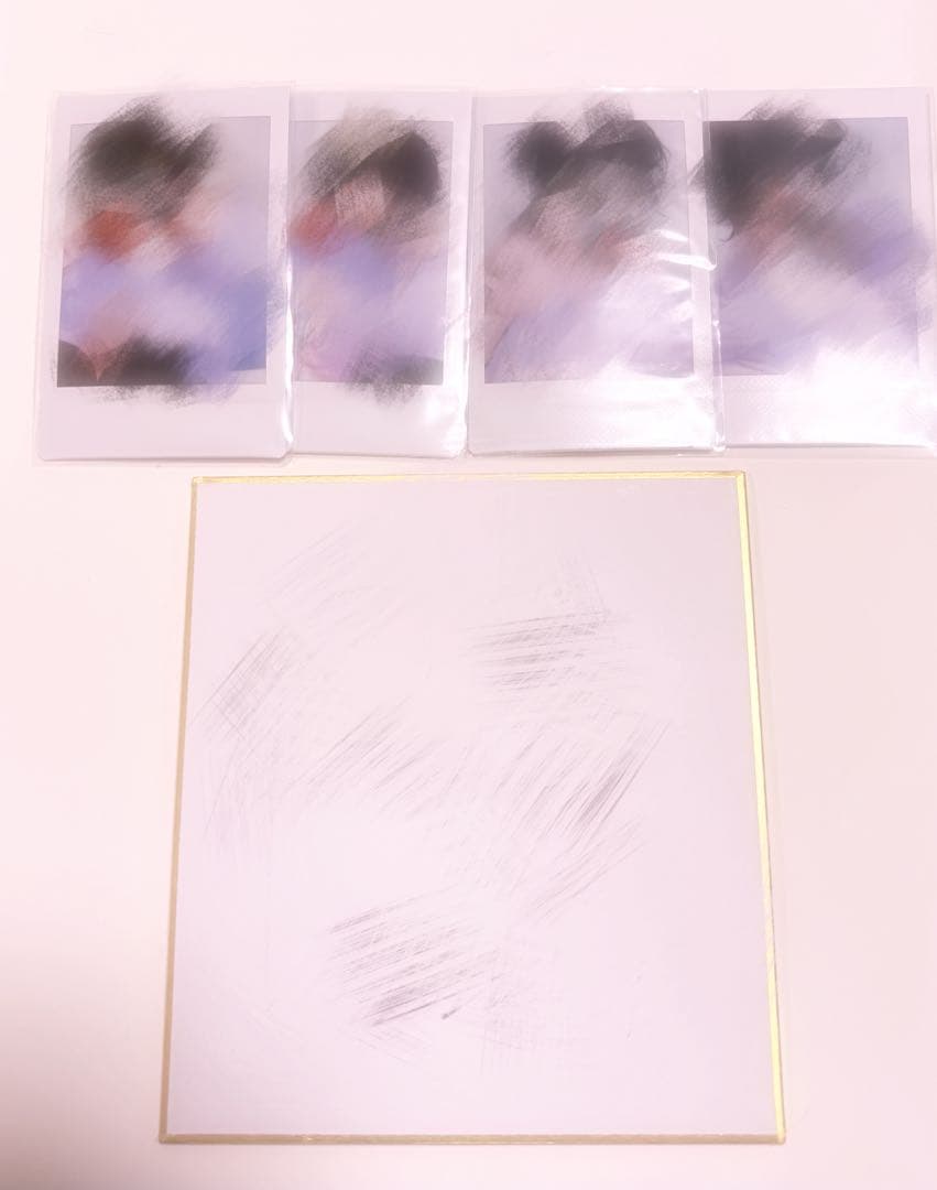 らおくん すにすて チェキ サイン色紙