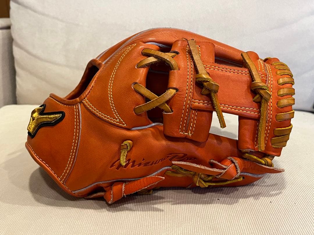 e*3様 【美品】ミズノプロ 内野手 硬式グラブ 限定皮革 テネイシャスプロエリ