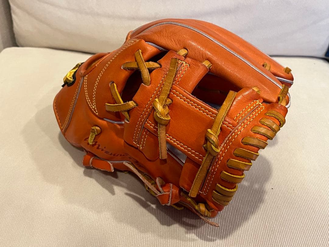 e*3様 【美品】ミズノプロ 内野手 硬式グラブ 限定皮革 テネイシャスプロエリ