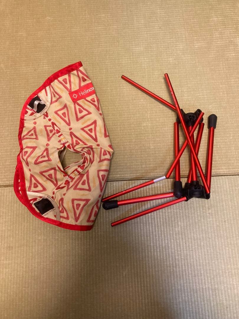 ヘリノックス　チェアワンミニ　レアカラー(トライアングルレッド　TRRD)美品