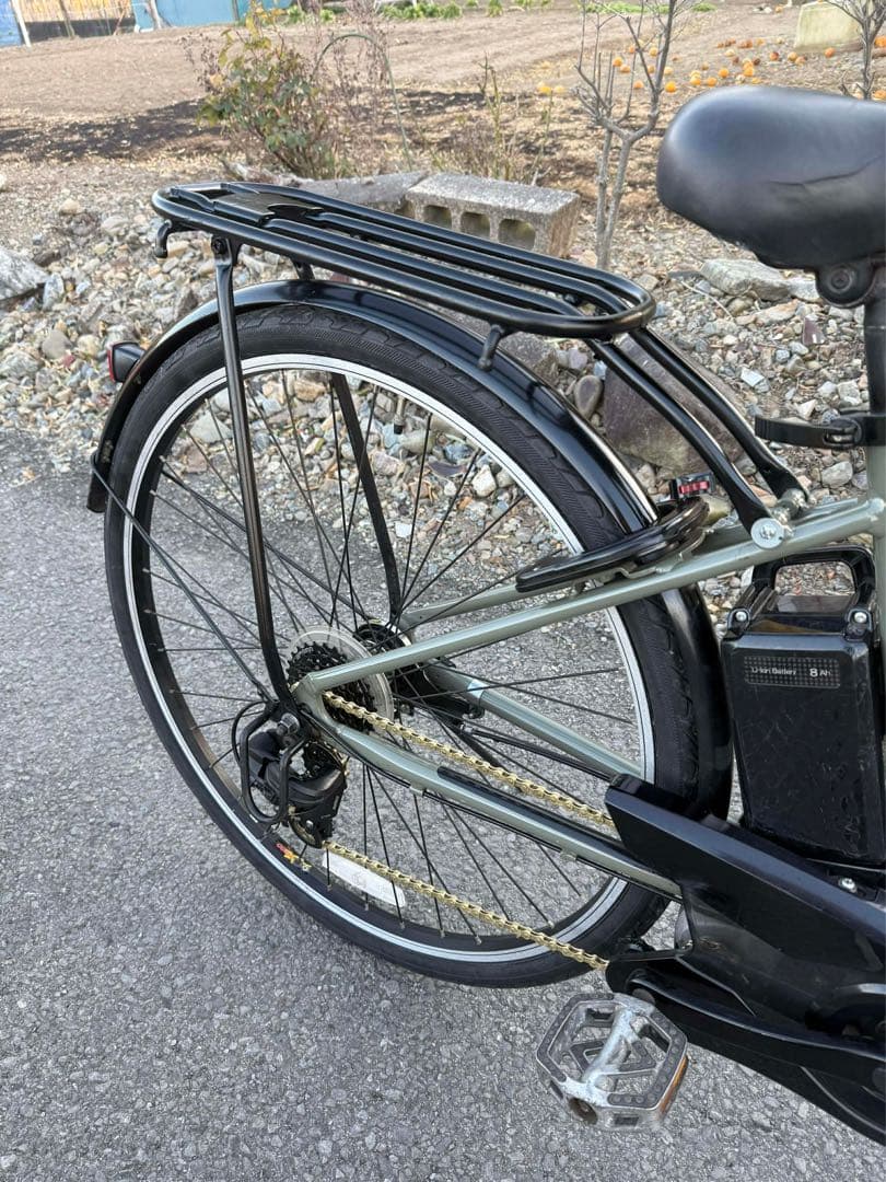 電動アシスト自転車 オリーブグリーン