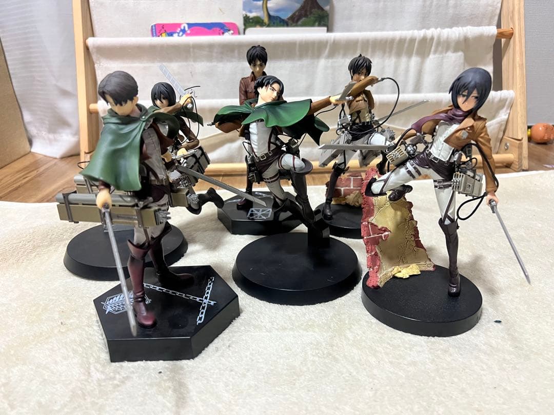 進撃の巨人 リヴァイ フィギュア 6体セット