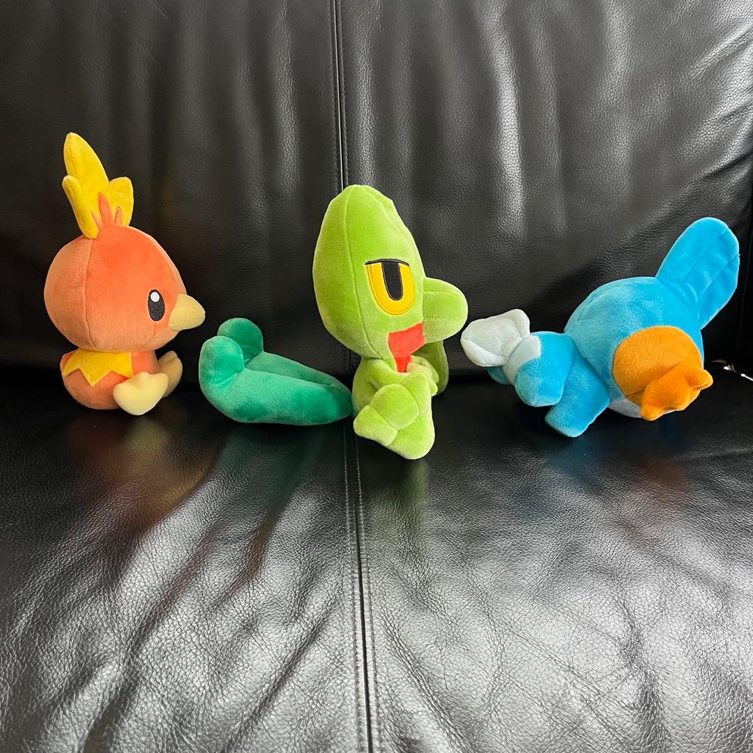 キモリ アチャモ ミズゴロウ　ドール　ぬいぐるみ