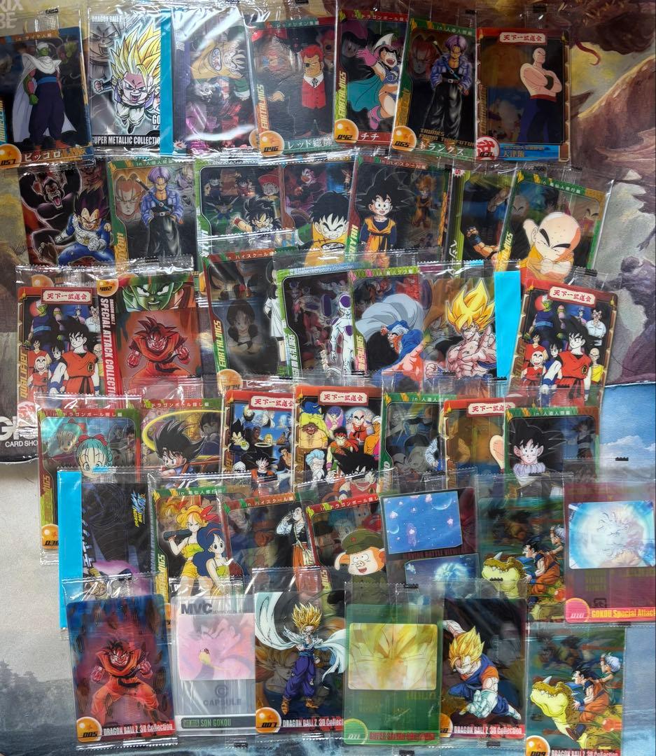 ドラゴンボール ウエハース カード 3D森永 未開封 まとめ売り 42枚