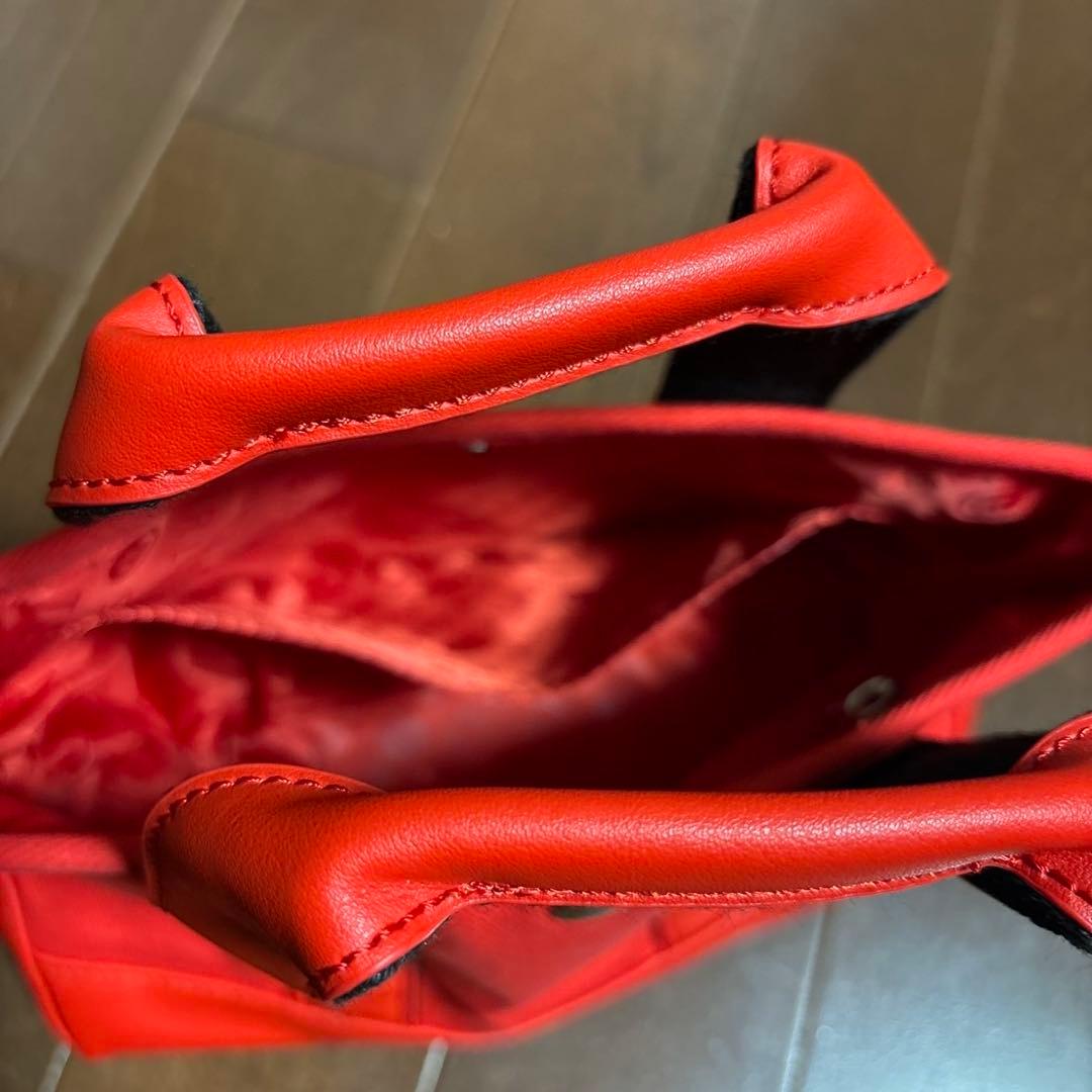 新品 PEARLY GATES GOLFカートバッグ ラビット刺繍　赤色