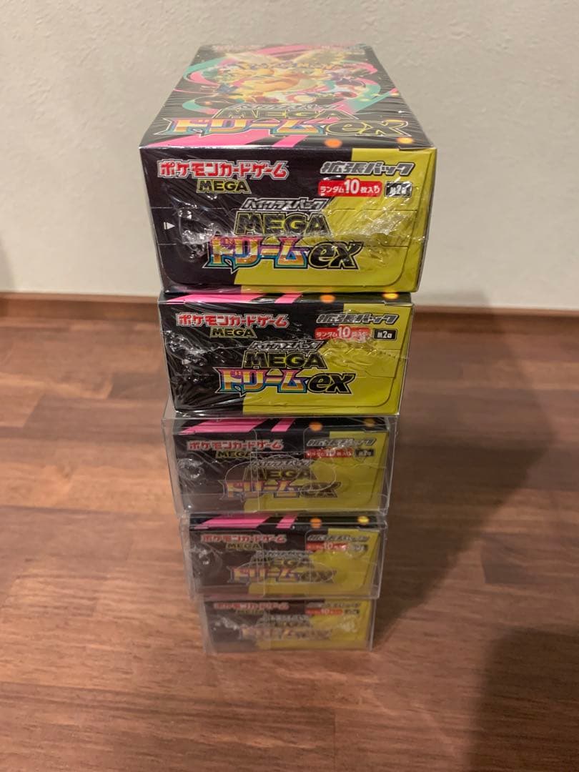 ポケモンカード MEGA ドリームEX 新品未開封 シュリンク付き 5box