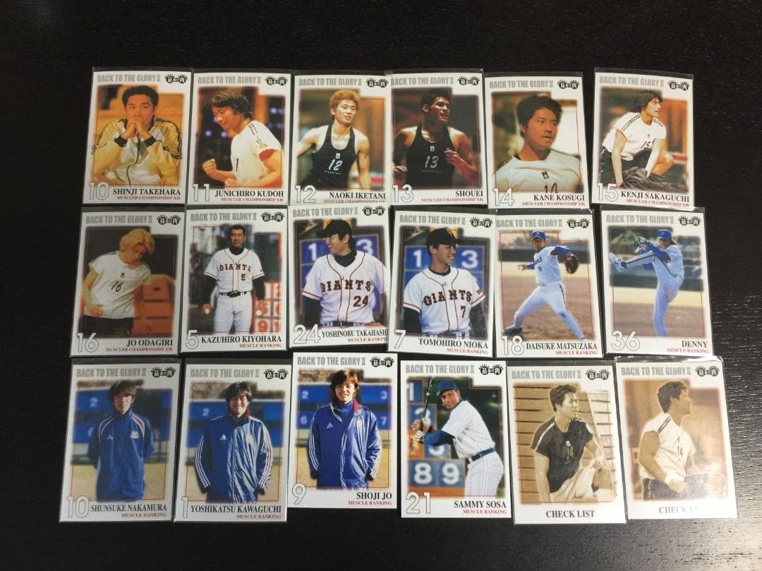 筋肉番付 トレーディングカード BACK TO THE GLORYII