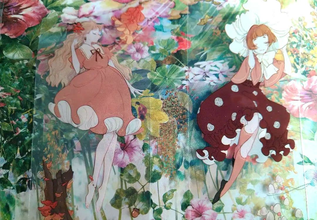 J11＃小菇娘(PET)Komos空物館 切り売り海外人物マステ女の子