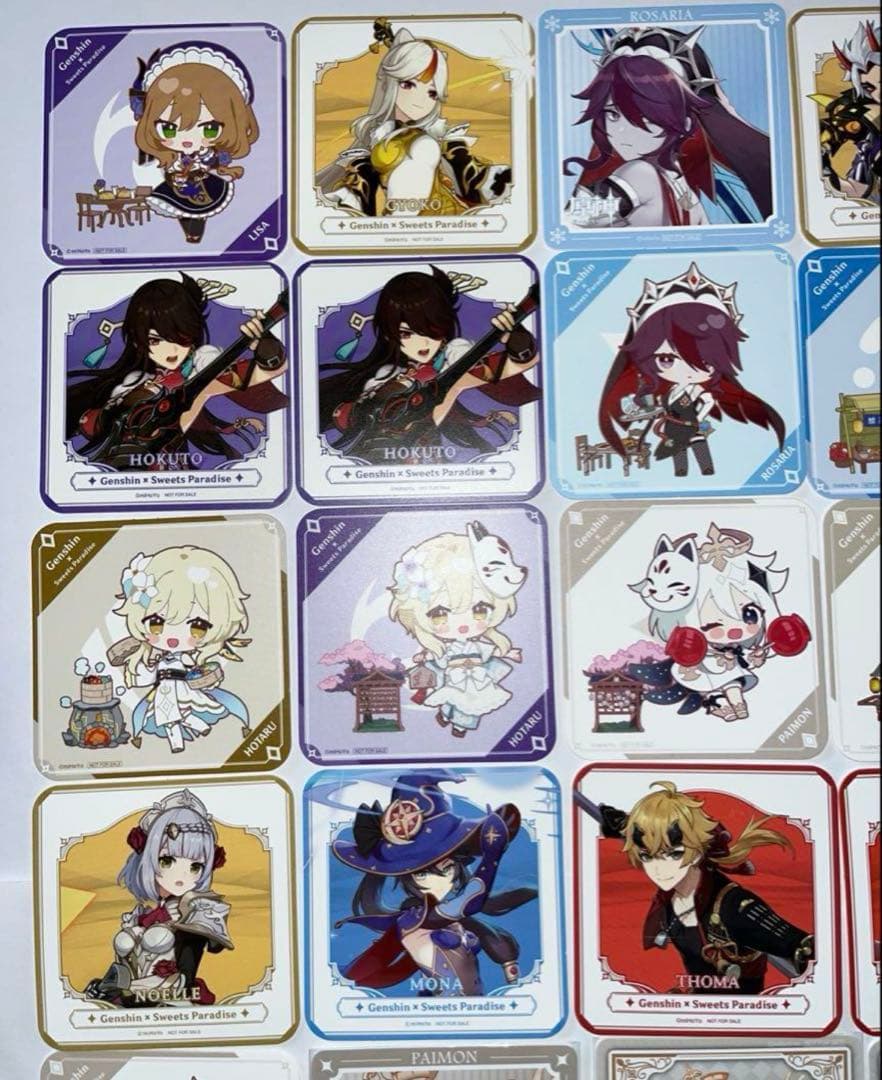 原神 スイパラ 原神焼き GIGO コースター 47枚 まとめ売り