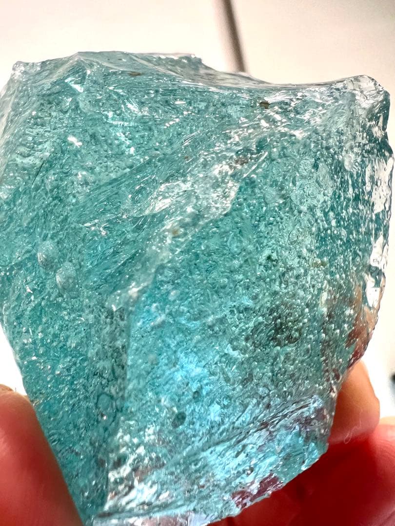 超希少美✨本物シエラネバダ産 アンダラクリスタル ✨海のアクアブルーシーフォーム