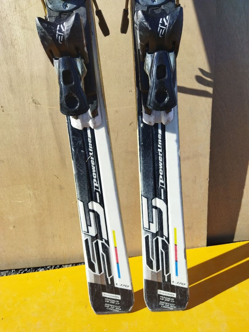 SALOMONサロモン スキー板 powerline 24 ビンディング付き