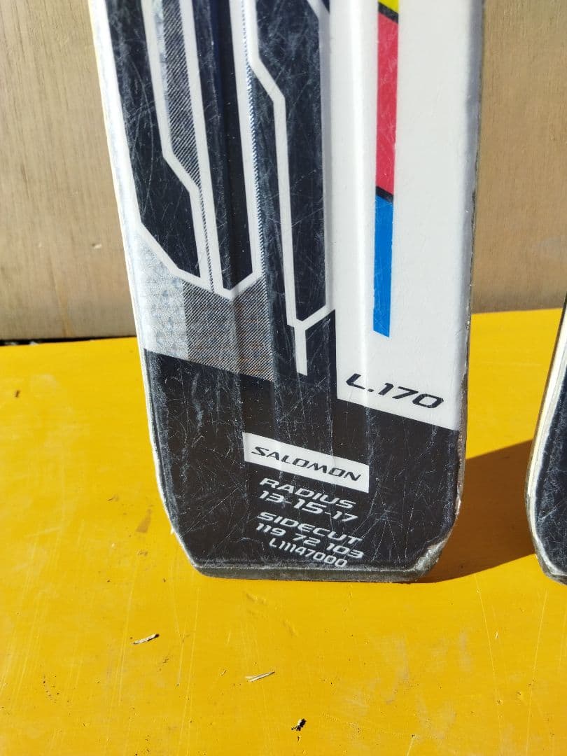 SALOMONサロモン スキー板 powerline 24 ビンディング付き