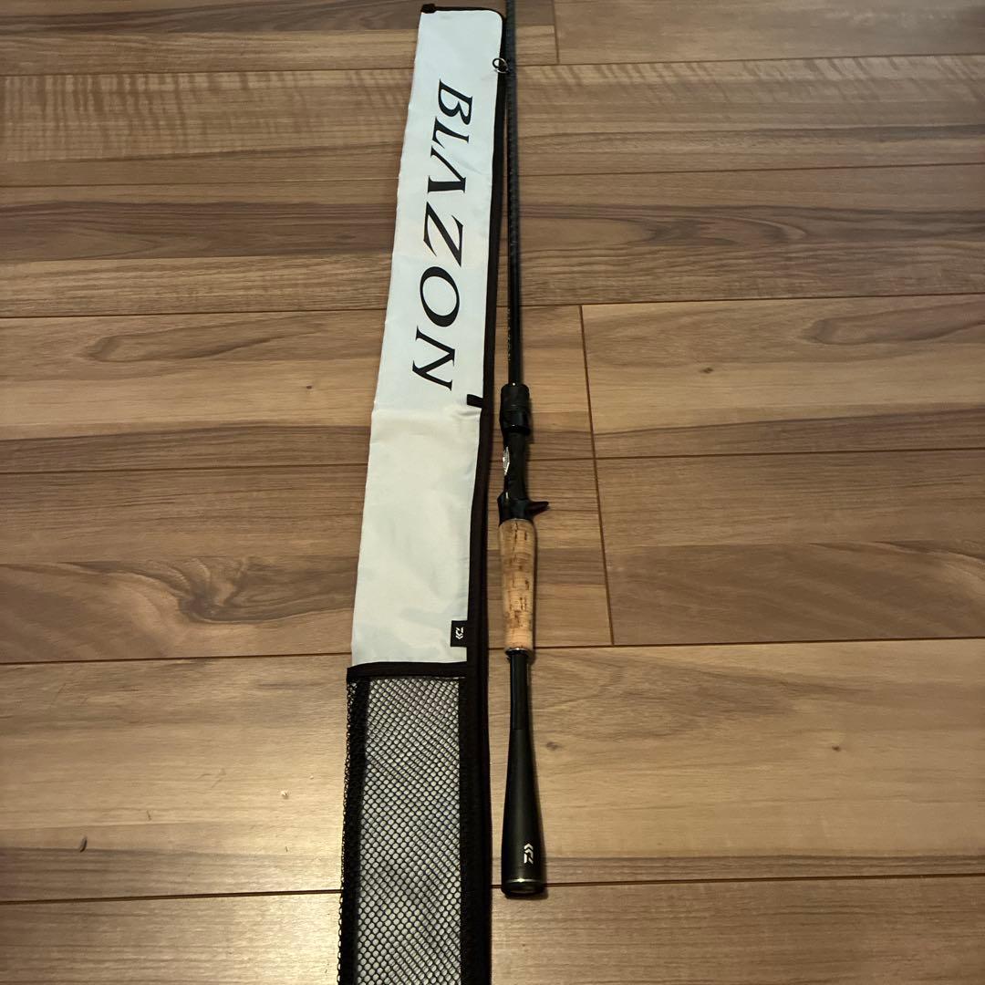 BLAZON バスロッド コルクハンドル 保護ケース付き