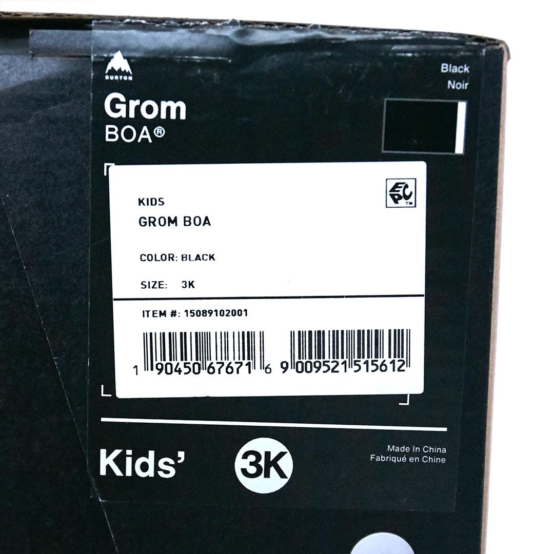 BURTON キッズ GROM BOA グロムボア スノーボードブーツ 21cm