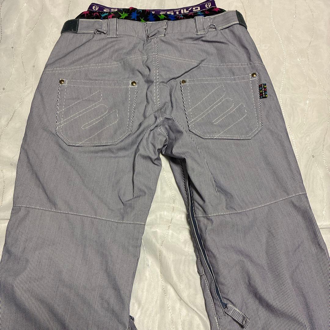 SISTA ESTIVO フード付きレッドスノーボードウェア上下