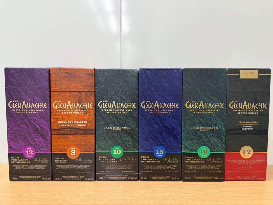 激安！グレンアラヒー6本セット 15年　10年バッチ6 バッチ7 12年　8年